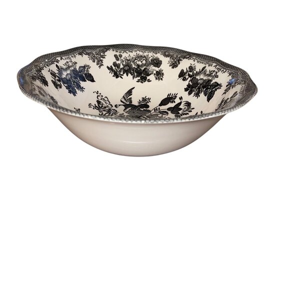 Johnson Brothers Asiatic Pheasant Black Vegetable Bowl - Picture 2 of 5